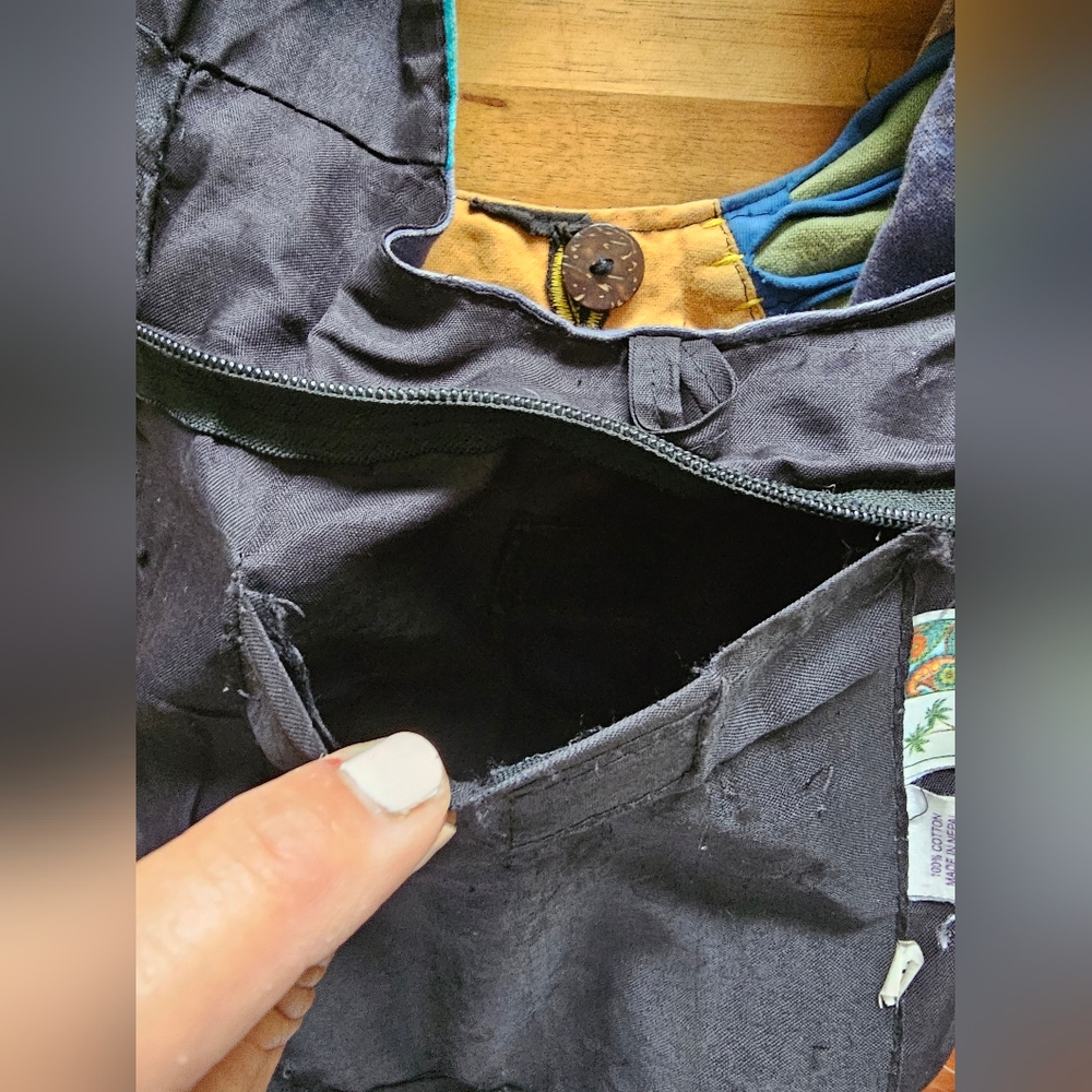 India Boutique Bohemian Crossbody Bag | Made in Nepal - Picture 13 of 16